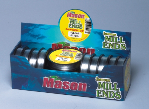 Details about   4 Rolls Of Mason Mill Ends Monofilament Fishing Line Asstd 8 20 Lb Test 12 10 