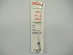 "O'SHAUGHNESSY" Wire Snelled Hooks - Multistrand